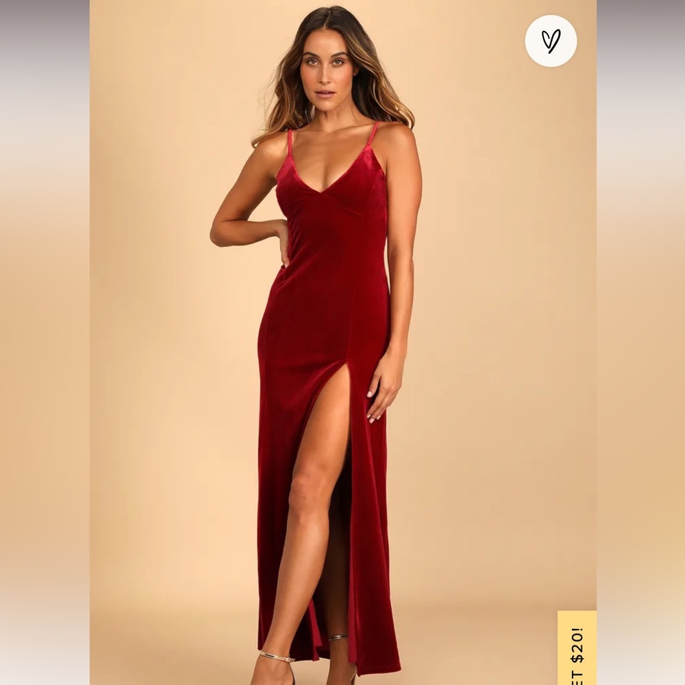 Perfect guest of wedding dress! Red velvet ♥️